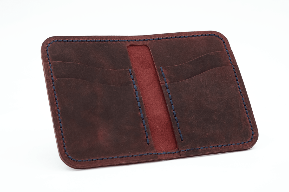 Egret - Handmade Leather Wallet - Grainline Leather Co.