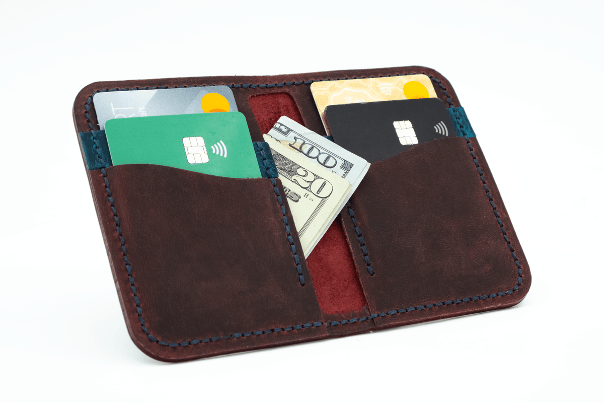 Egret - Handmade Leather Wallet - Grainline Leather Co.