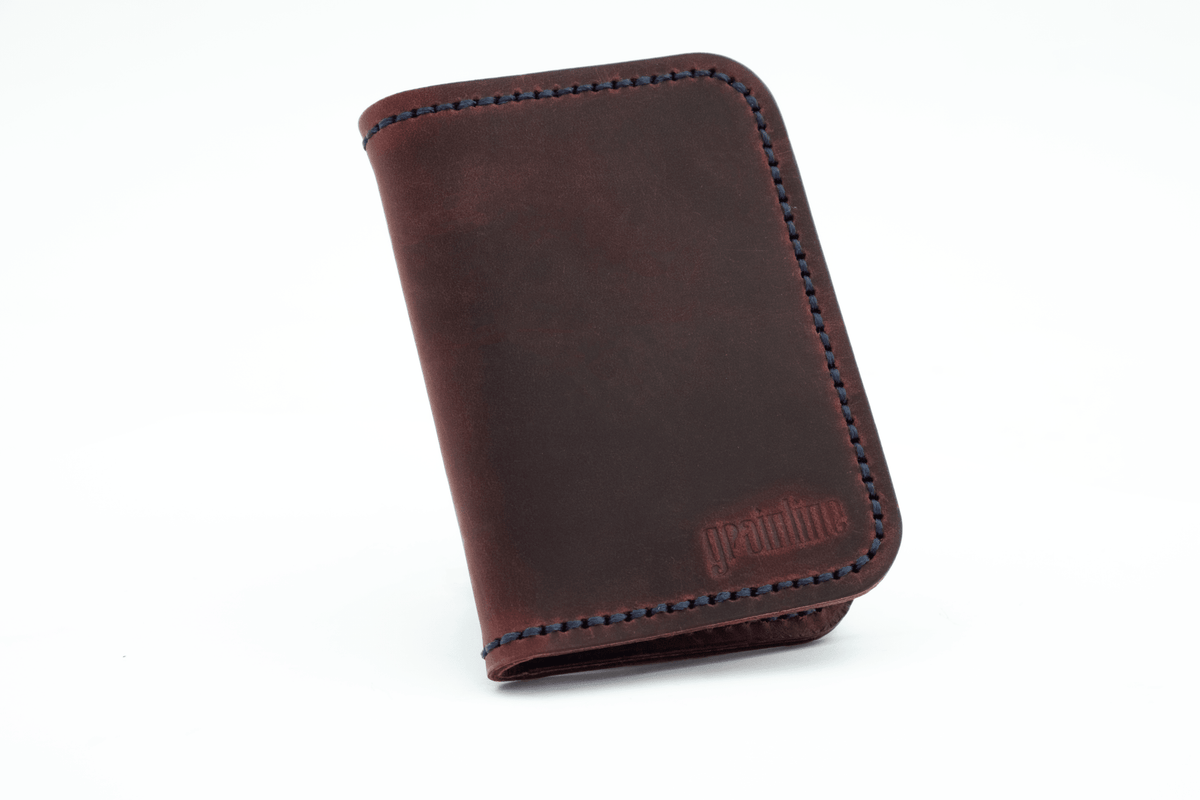 Egret - Handmade Leather Wallet - Grainline Leather Co.
