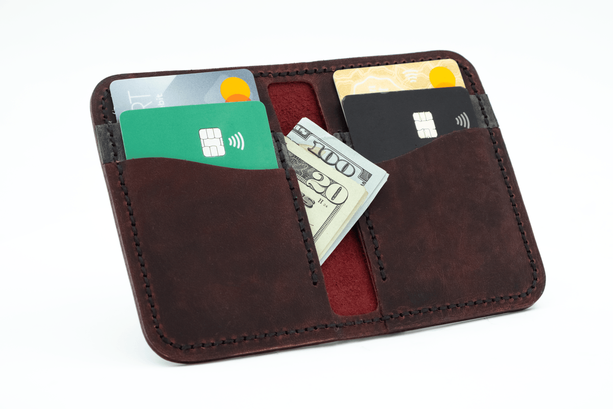 Egret - Handmade Leather Wallet - Grainline Leather Co.