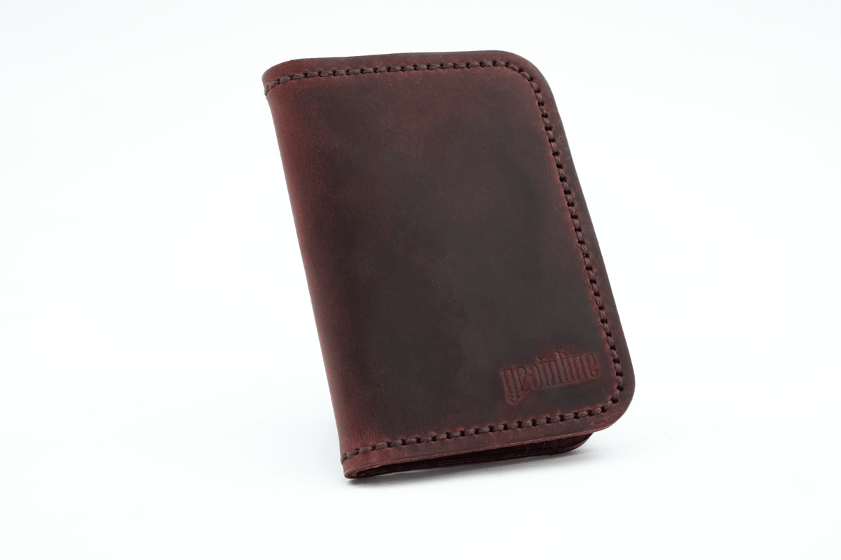 Egret - Handmade Leather Wallet - Grainline Leather Co.