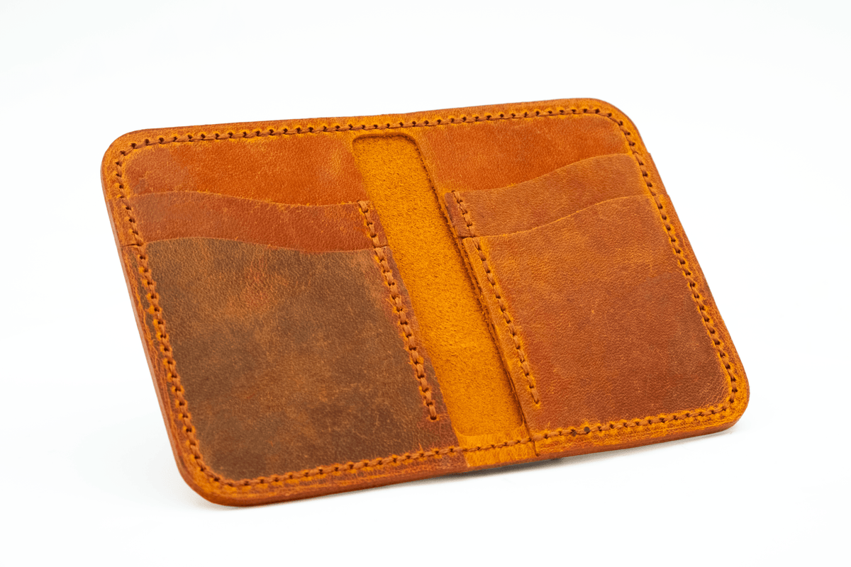 Egret - Handmade Leather Wallet - Grainline Leather Co.