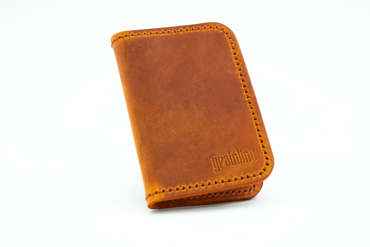 Egret - Handmade Leather Wallet - Grainline Leather Co.