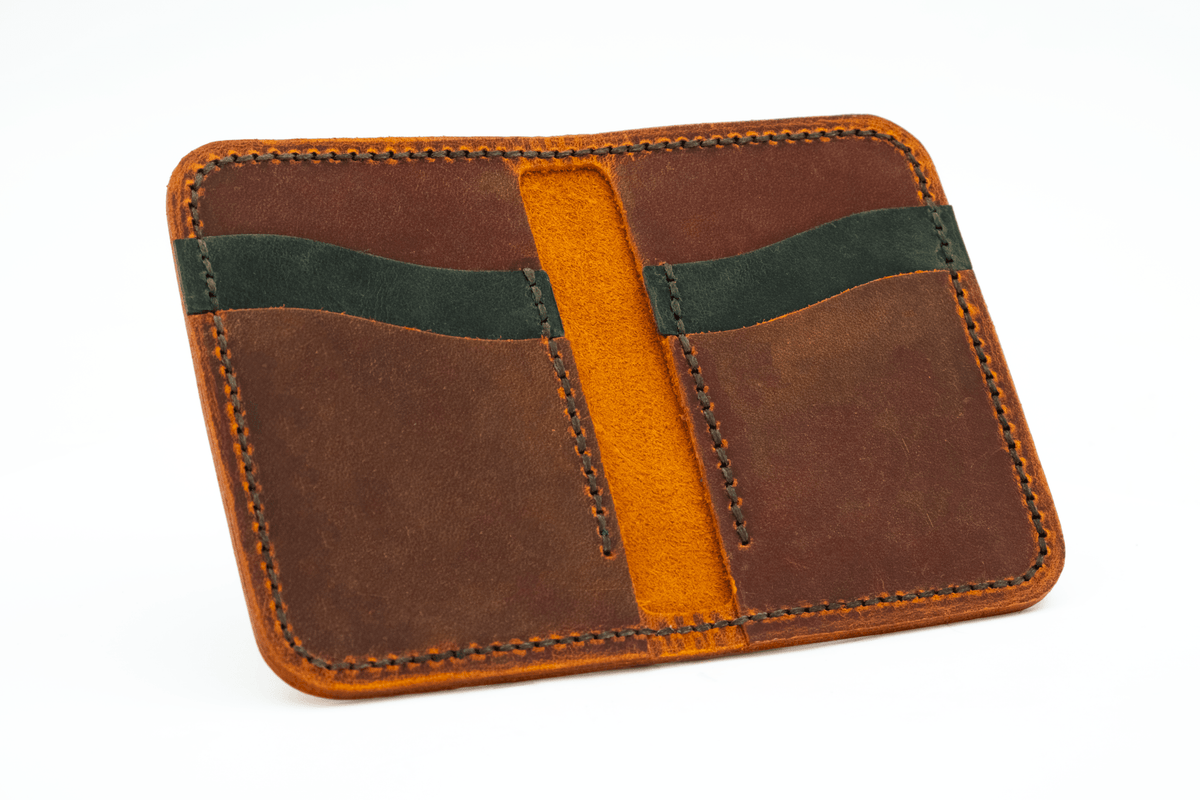 Egret - Handmade Leather Wallet - Grainline Leather Co.