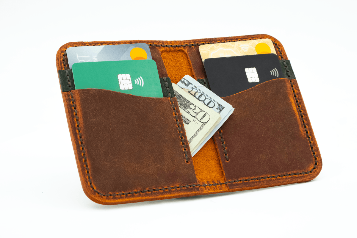 Egret - Handmade Leather Wallet - Grainline Leather Co.
