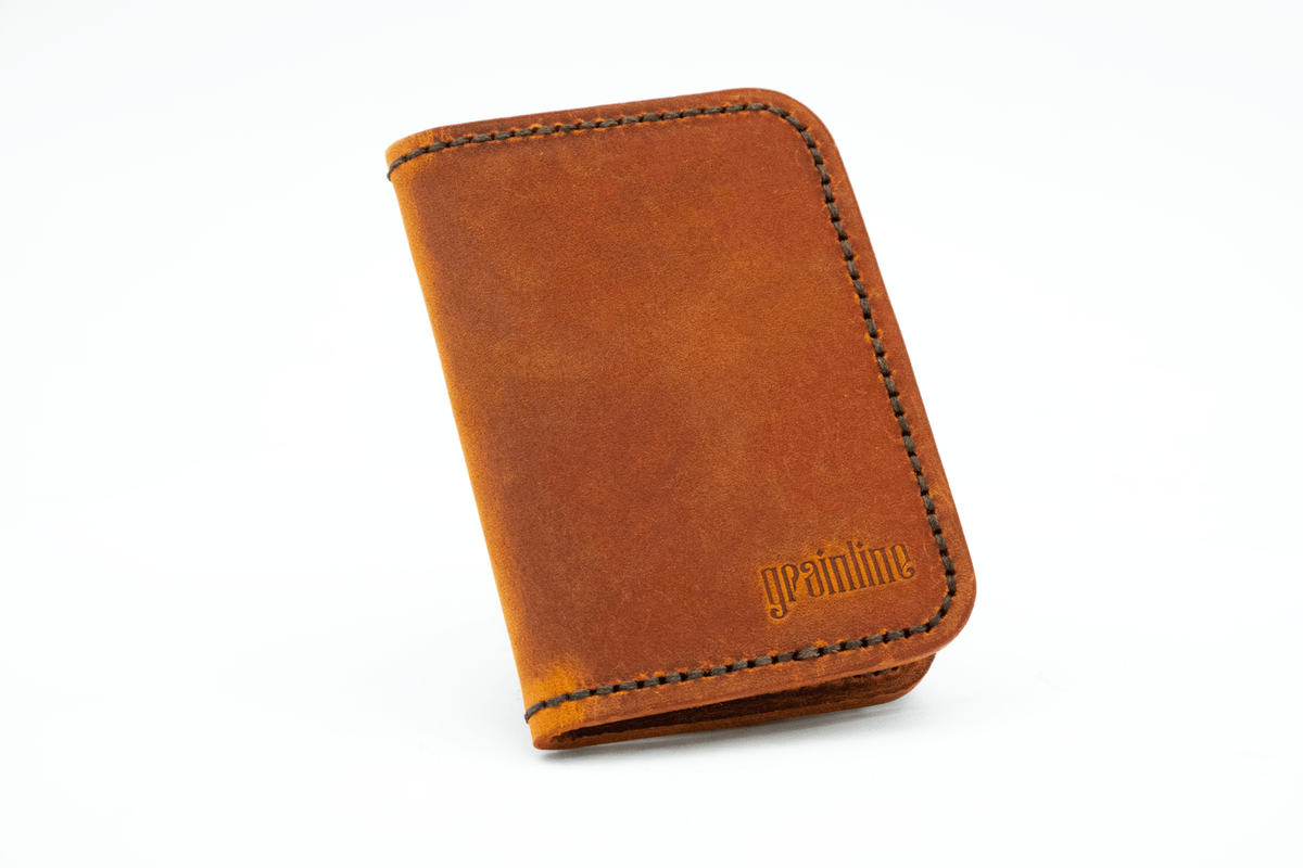 Egret - Handmade Leather Wallet - Grainline Leather Co.