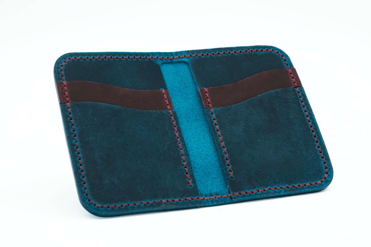 Egret - Handmade Leather Wallet - Grainline Leather Co.