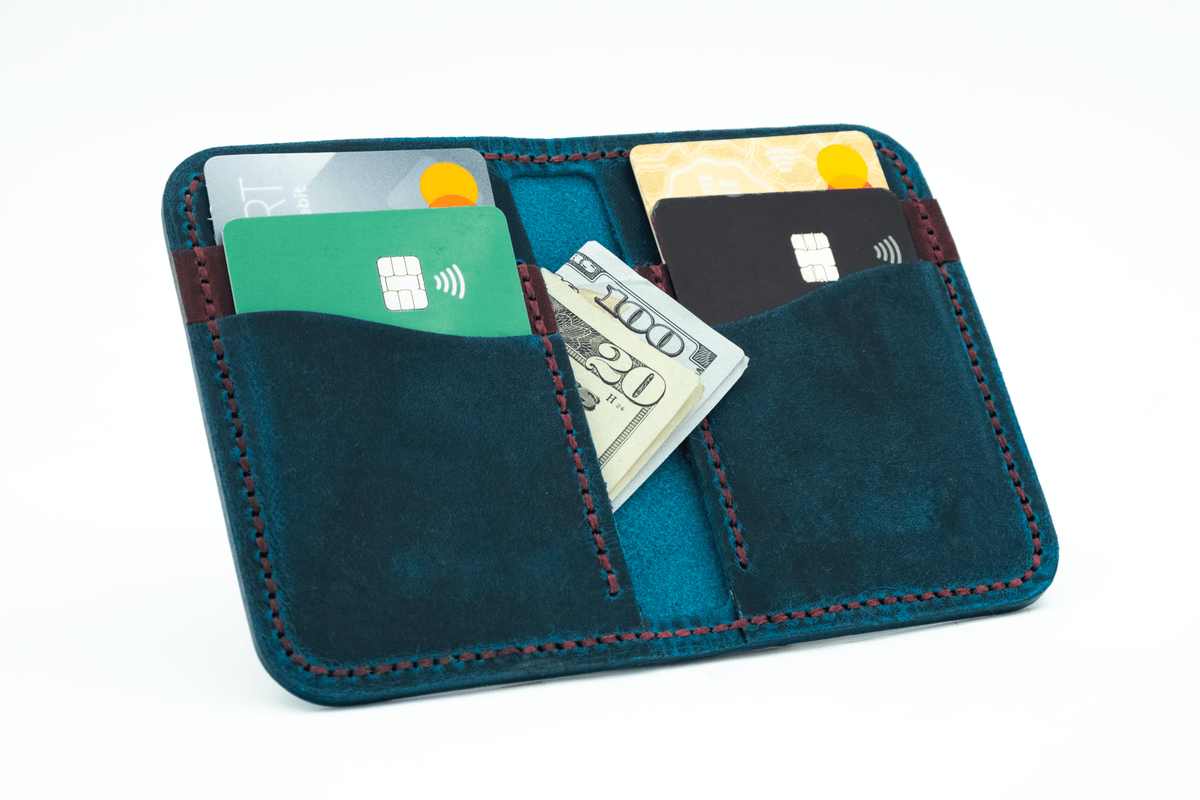 Egret - Handmade Leather Wallet - Grainline Leather Co.