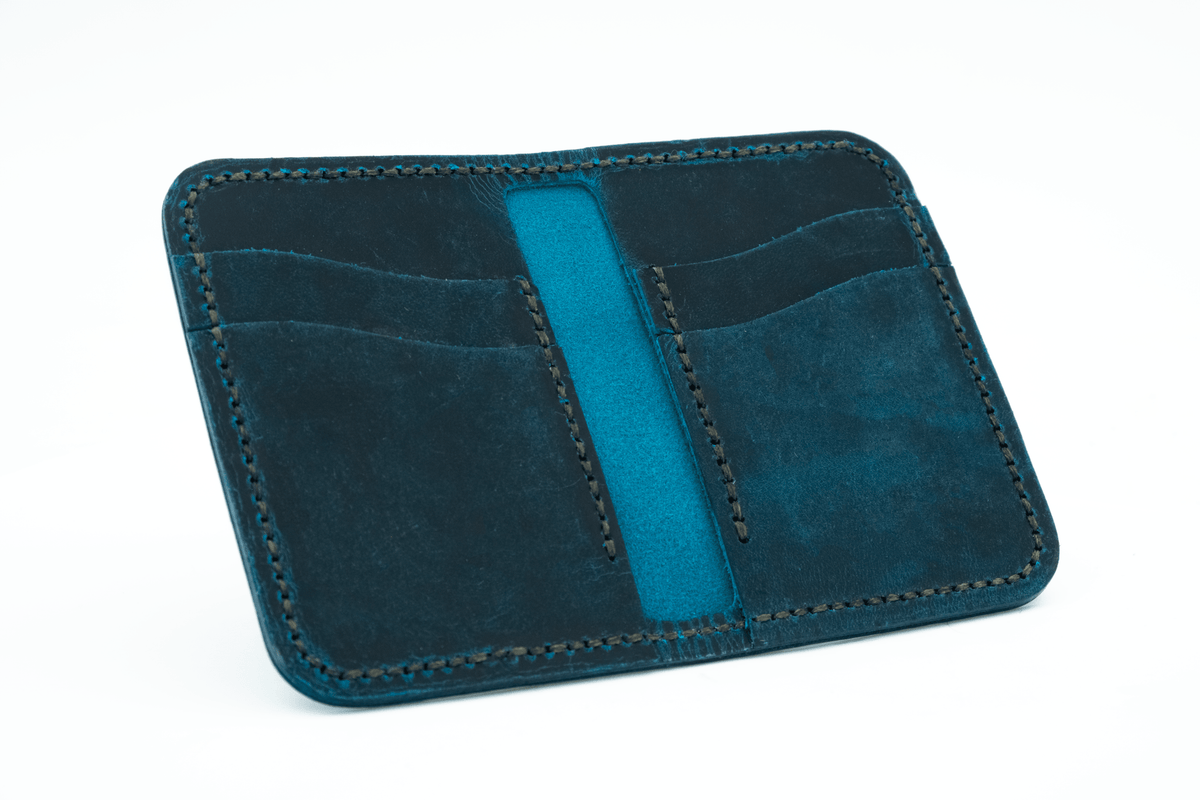 Egret - Handmade Leather Wallet - Grainline Leather Co.