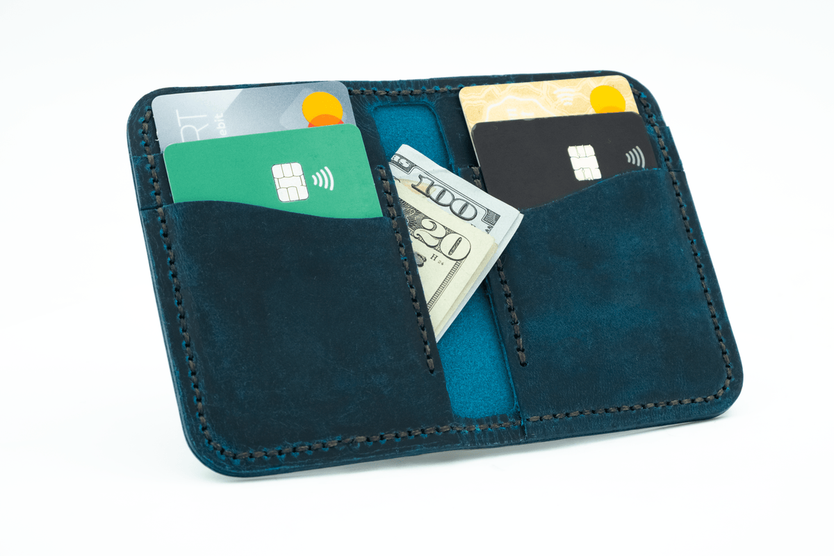 Egret - Handmade Leather Wallet - Grainline Leather Co.