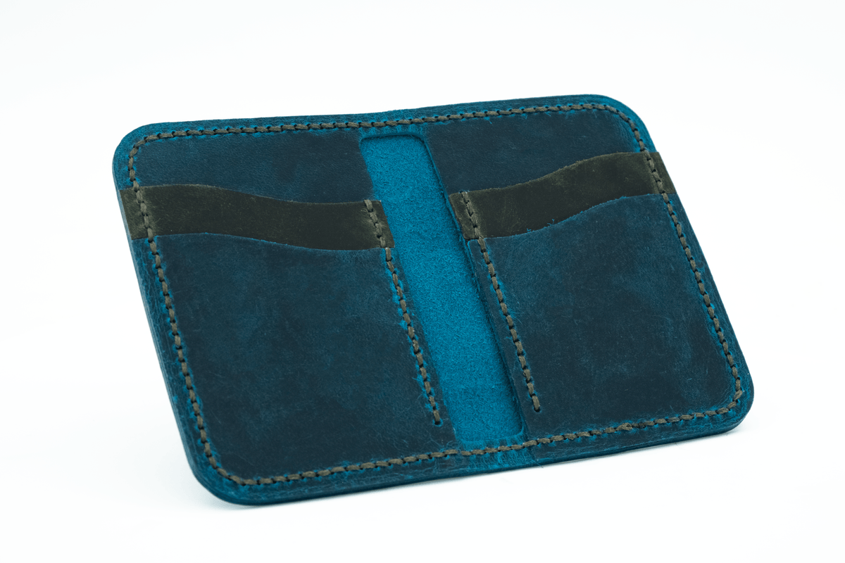 Egret - Handmade Leather Wallet - Grainline Leather Co.