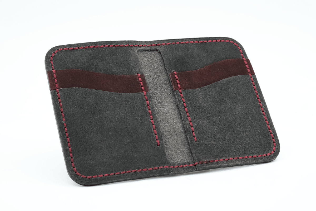 Egret - Handmade Leather Wallet - Grainline Leather Co.