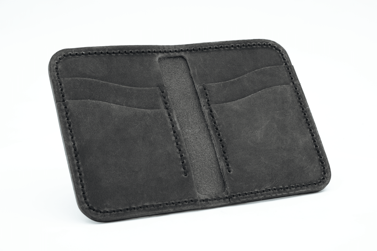 Egret - Handmade Leather Wallet - Grainline Leather Co.