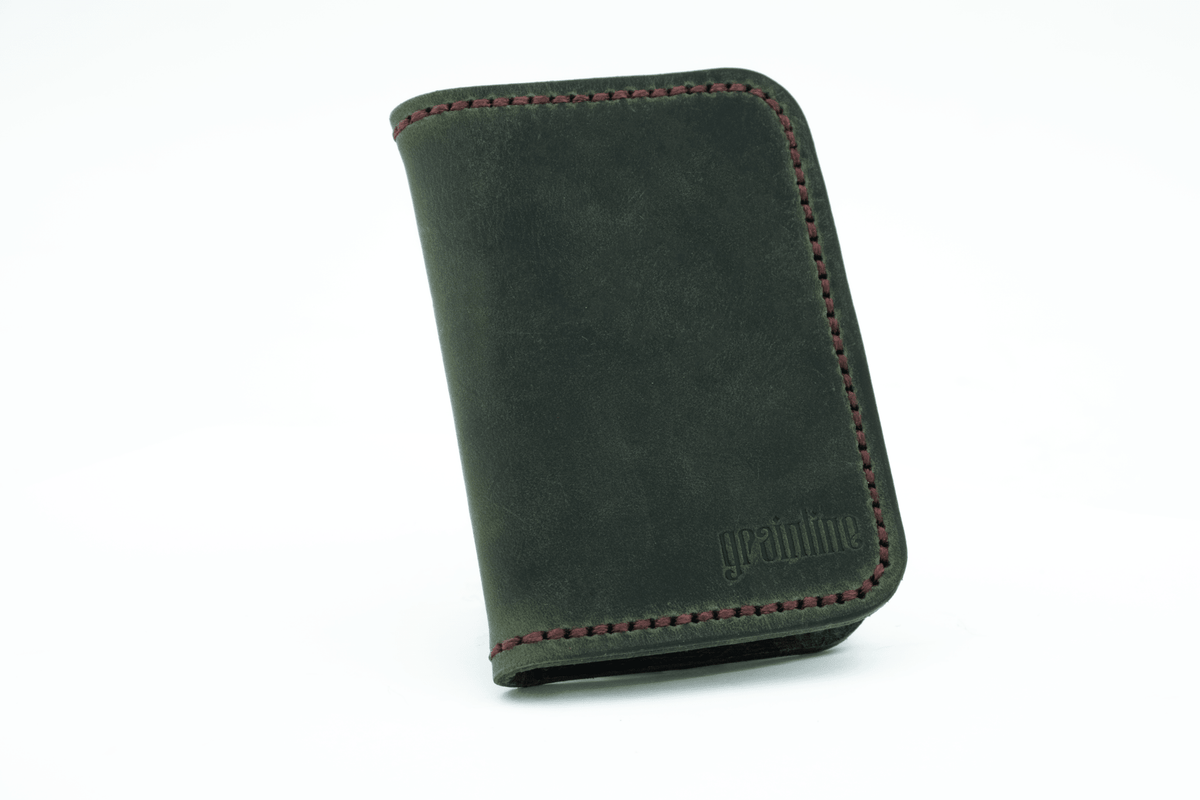 Egret - Handmade Leather Wallet - Grainline Leather Co.