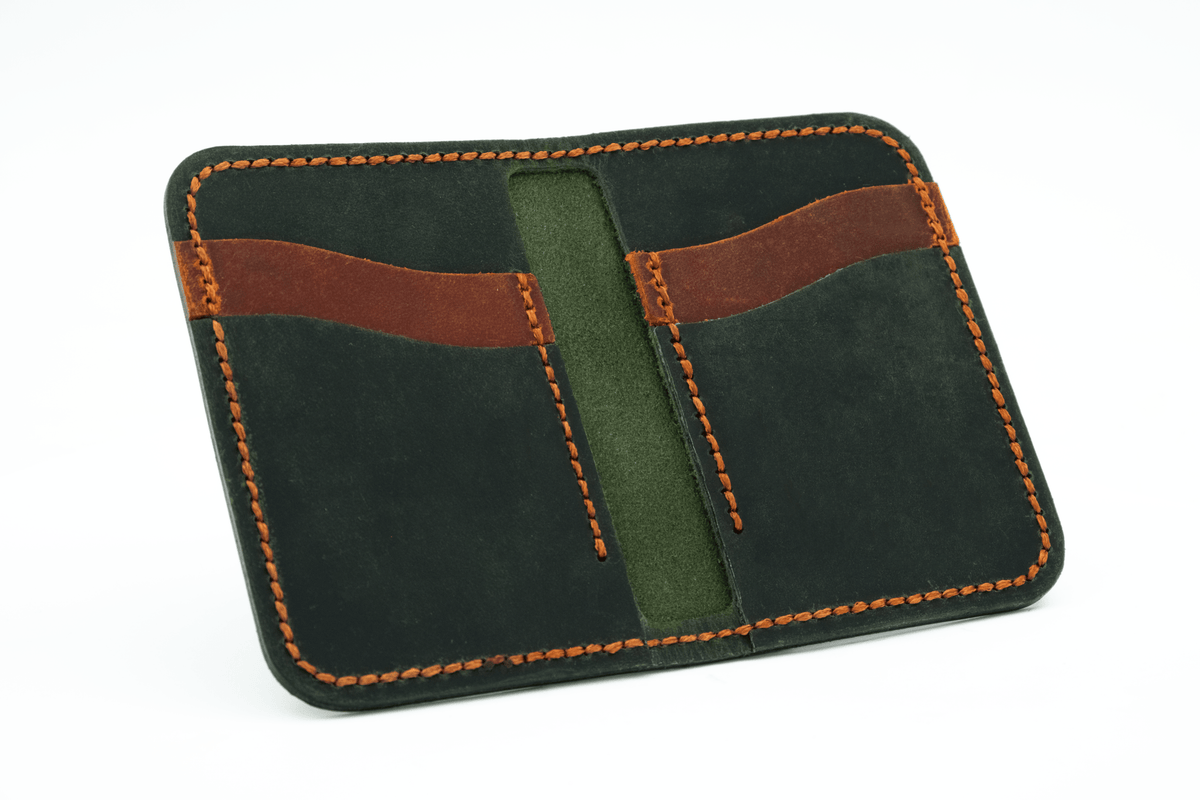 Egret - Handmade Leather Wallet - Grainline Leather Co.