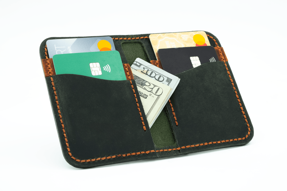 Egret - Handmade Leather Wallet - Grainline Leather Co.