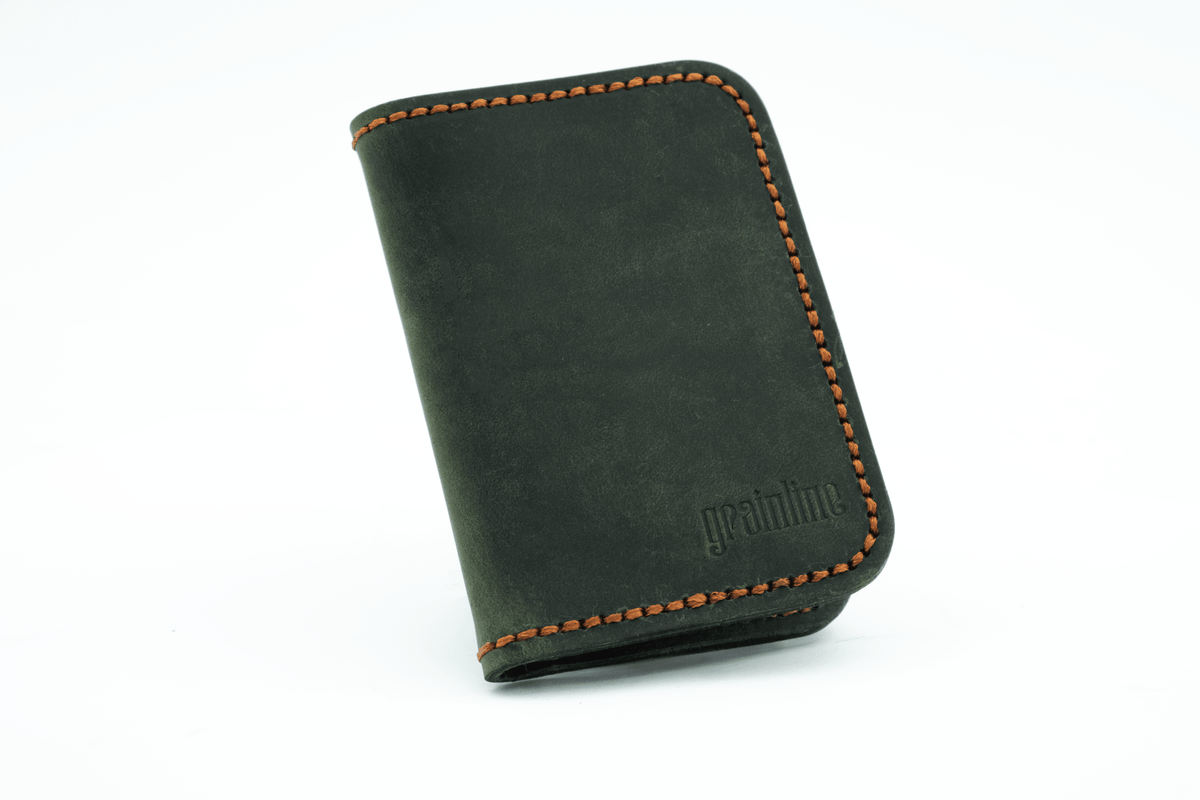 Egret - Handmade Leather Wallet - Grainline Leather Co.