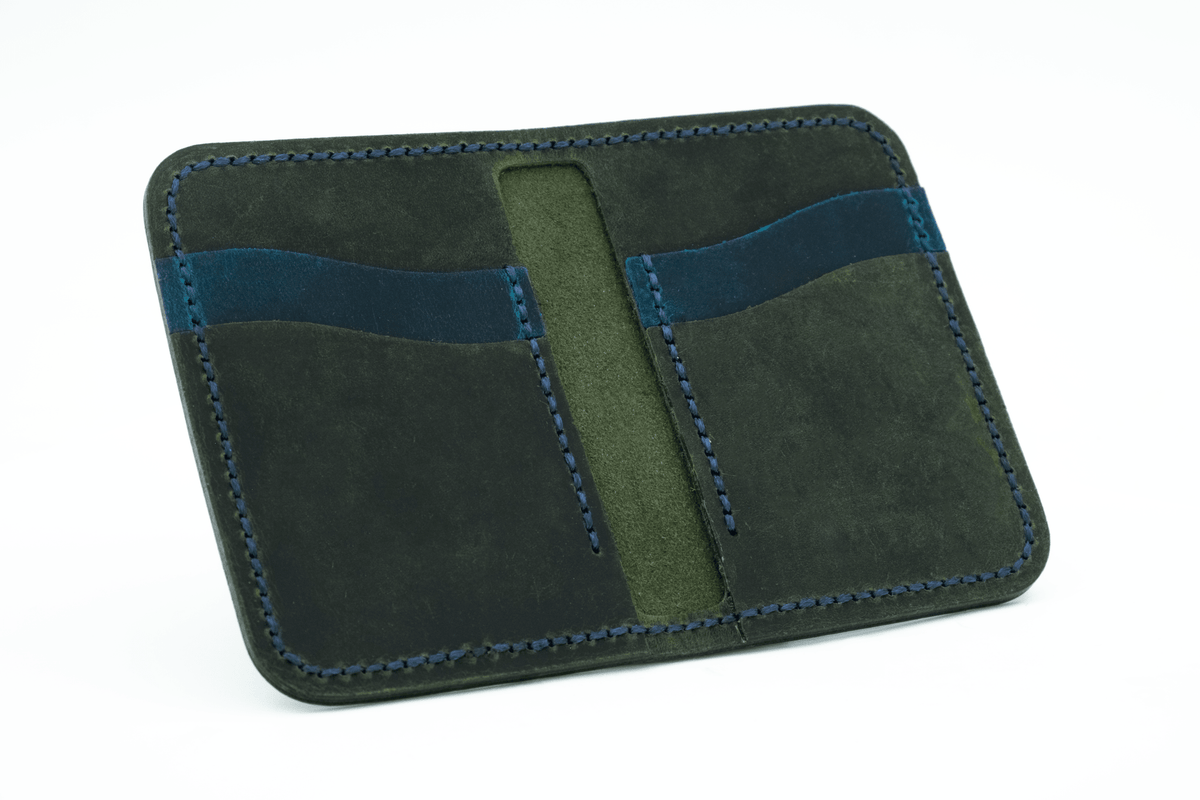 Egret - Handmade Leather Wallet - Grainline Leather Co.