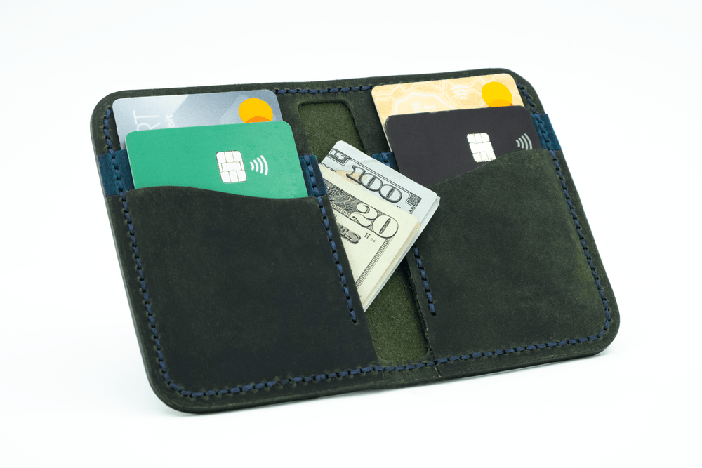 Egret - Handmade Leather Wallet - Grainline Leather Co.